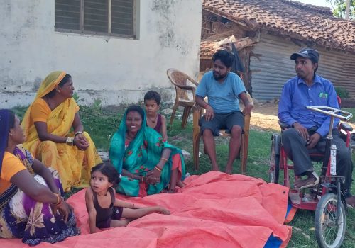 पाल्हीनन्दन ४ स्थित वडा स्तरीय अपांगता अधिकार प्रवद्र्धन समितिको बैठकमा छलफल चल्दै